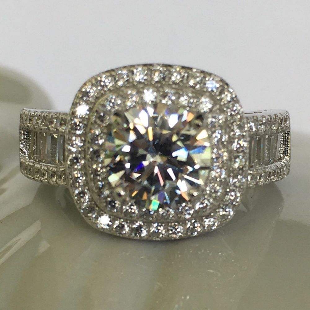 NWT Sterling Silver & Cubic Zirconia Ring